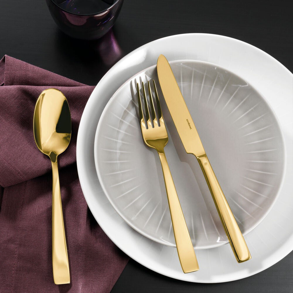 Sambonet Flat Servizio Posate In Acciaio Inox 18/10 - Set 24 Pz