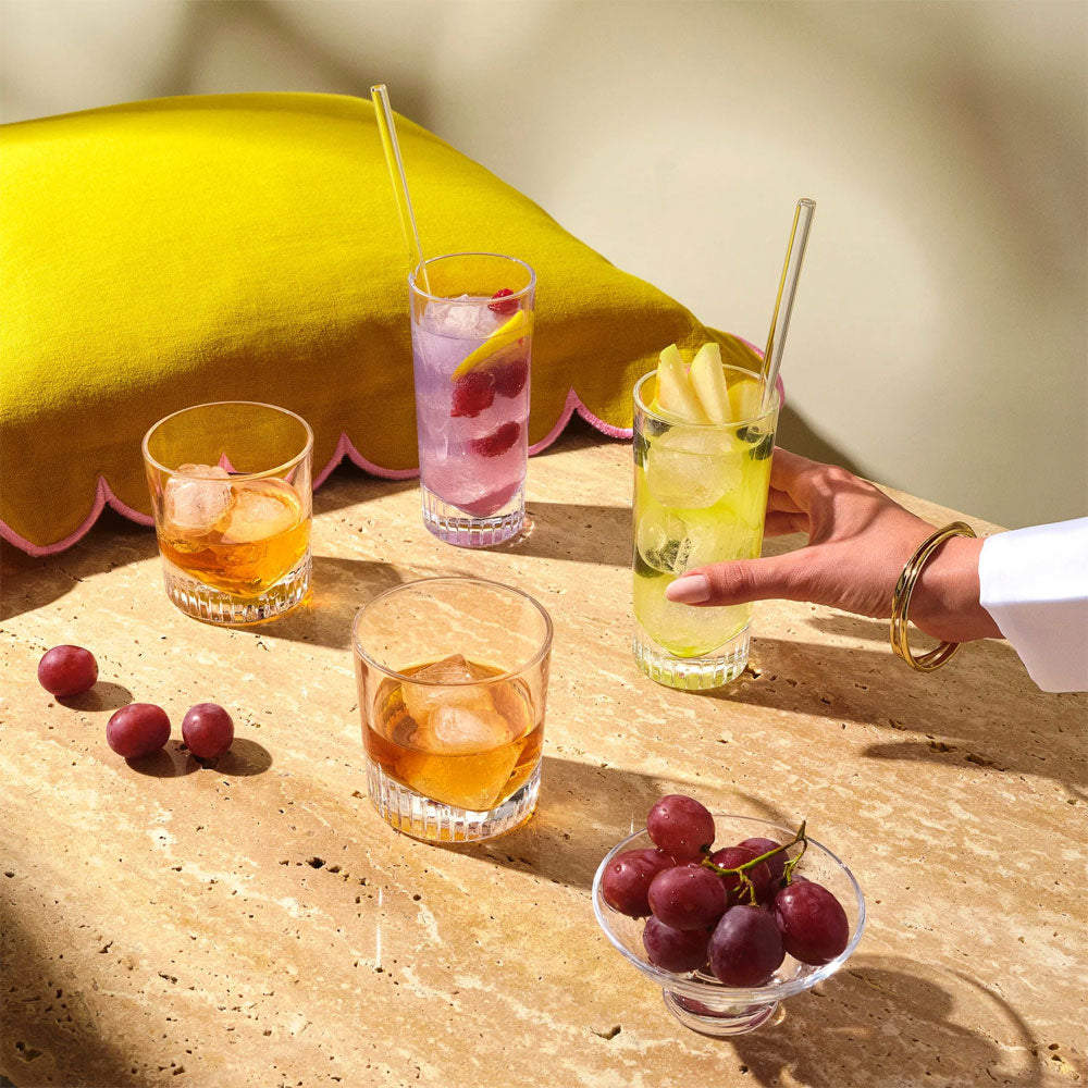 45 cl - Nude Caldera Bicchiere Cocktail Highball - In Vetro - Set 6 Pz