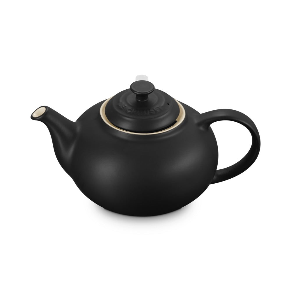 1.3 L - Le Creuset Classic Teiera In Gres Vetrificato Con Infusore Metallico