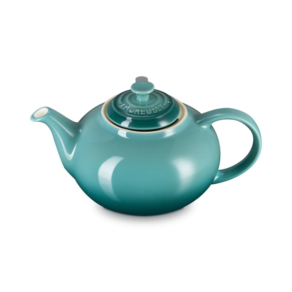 1.3 L - Le Creuset Classic Teiera In Gres Vetrificato Con Infusore Metallico