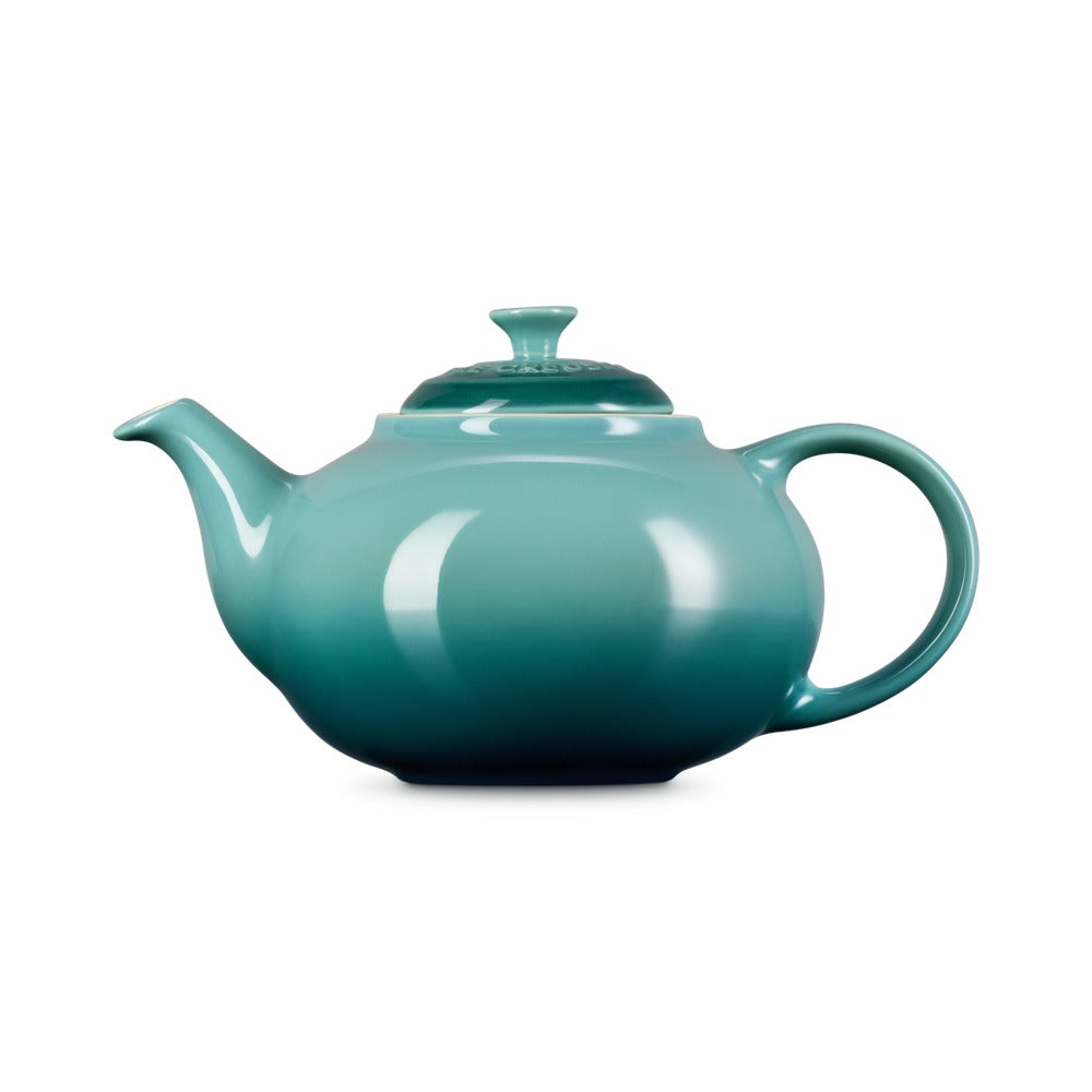1.3 L - Le Creuset Classic Teiera In Gres Vetrificato Con Infusore Metallico