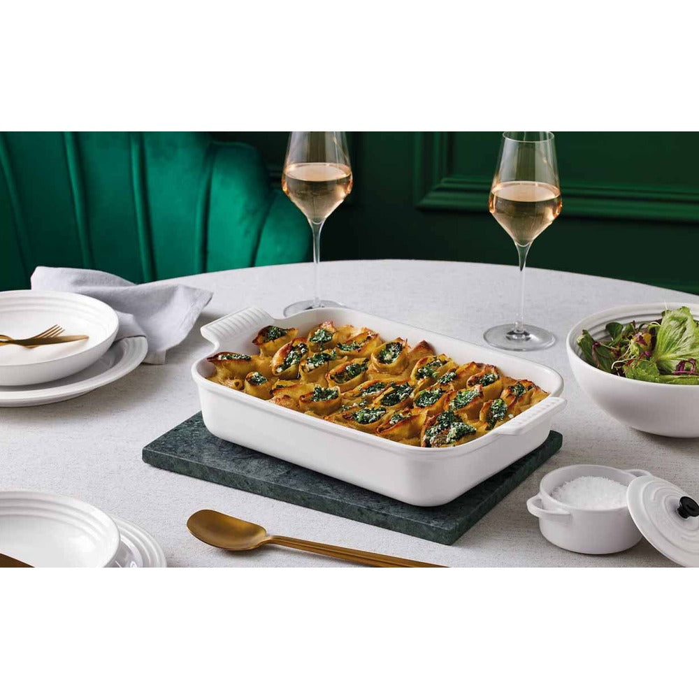 32x24 cm - Le Creuset Tradition Pirofila Rettangolare In Gres Vetrificato