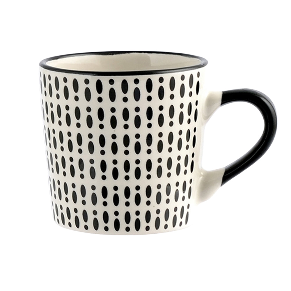 8.5 cl - H&H Vhera Tazzina Caffé Colori Assortiti In Stoneware Set 6 Pz