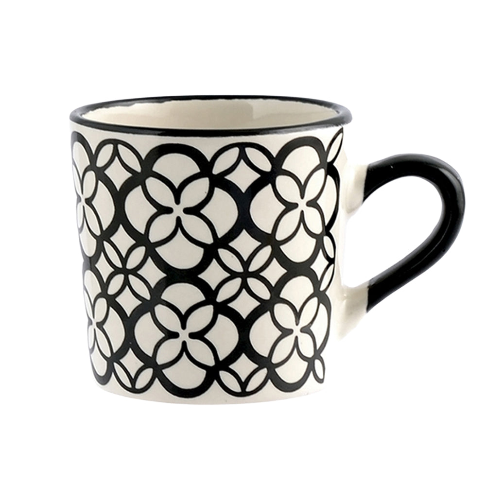 8.5 cl - H&H Vhera Tazzina Caffé Colori Assortiti In Stoneware Set 6 Pz