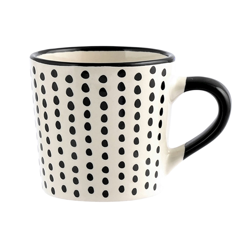 8.5 cl - H&H Vhera Tazzina Caffé Colori Assortiti In Stoneware Set 6 Pz