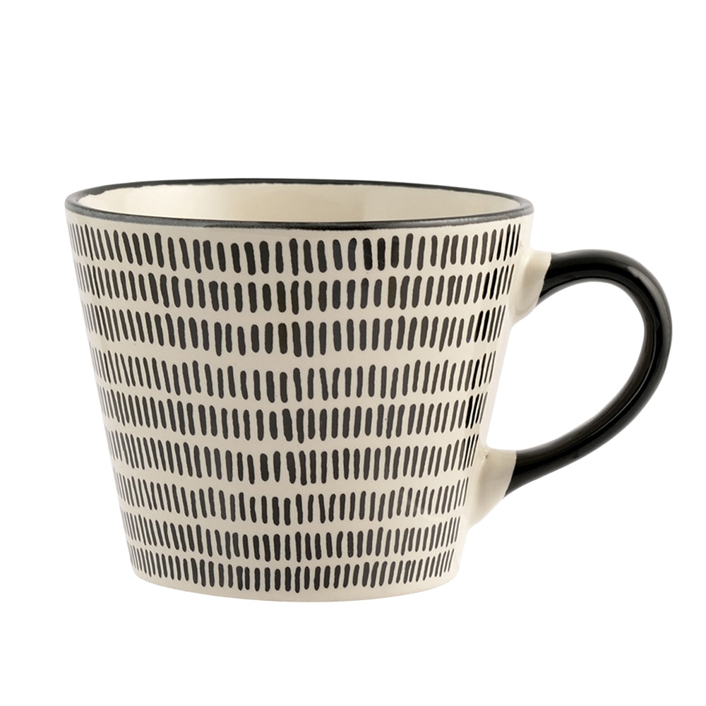 34 cl - H&H Vhera Tazza Cappuccino Colori Assortiti In Stoneware Set 6 Pz