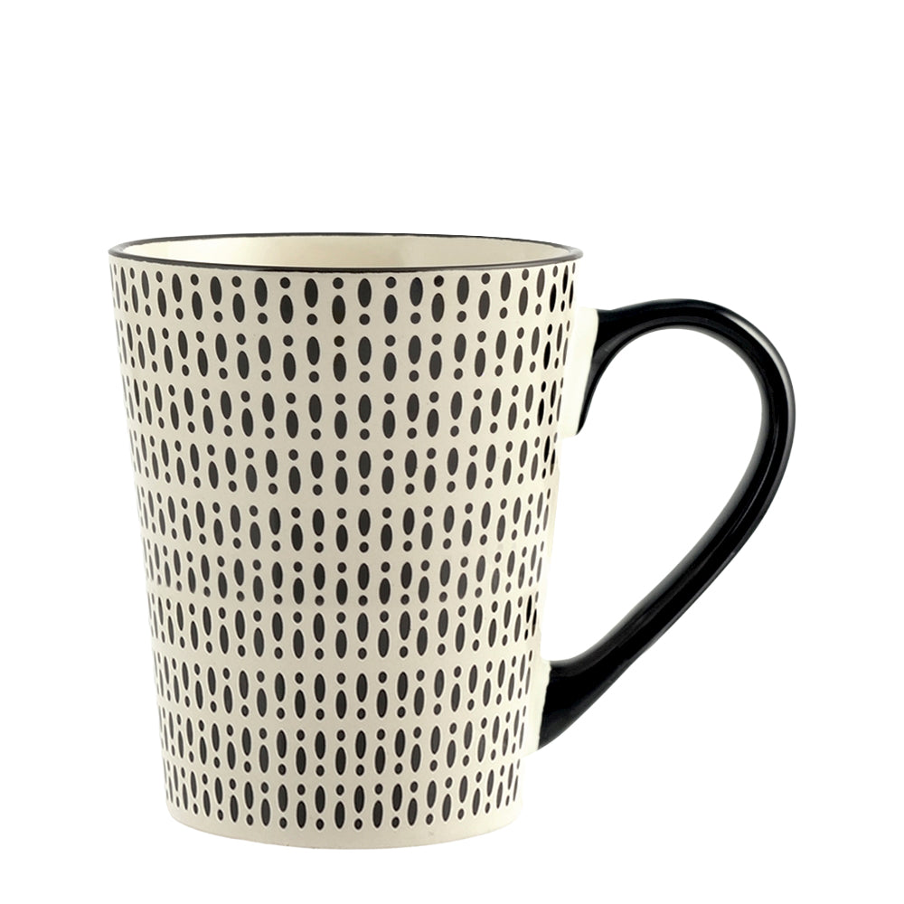 35 cl - H&H Vhera Tazza Mug Colori Assortiti In Stoneware Set 6 Pz