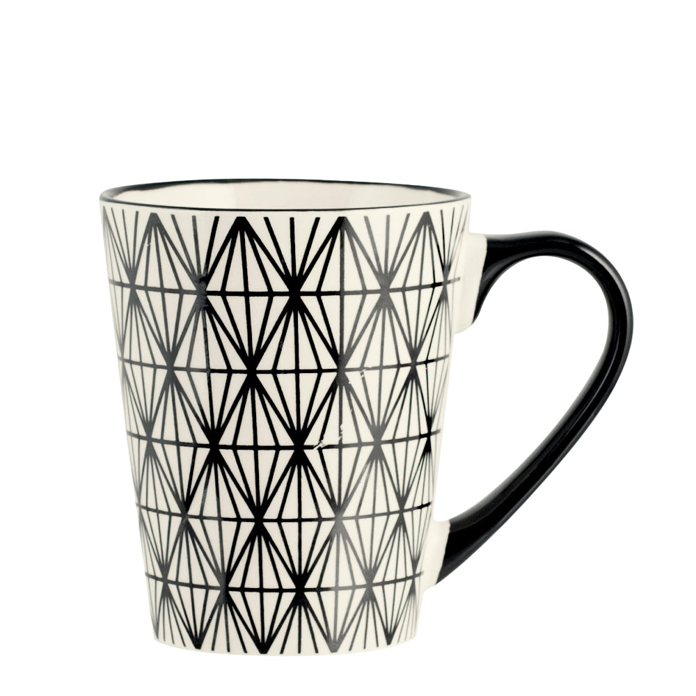 35 cl - H&H Vhera Tazza Mug Colori Assortiti In Stoneware Set 6 Pz