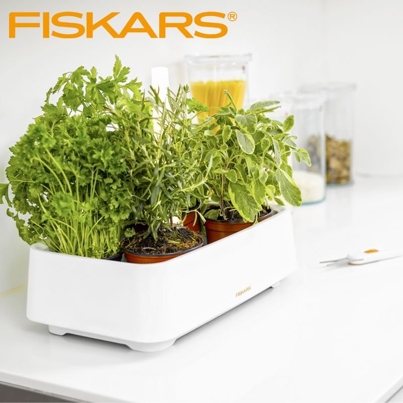 Fiskars Herb Contenitore Per Erbe Aromatiche Rettangolare In Polistirene
