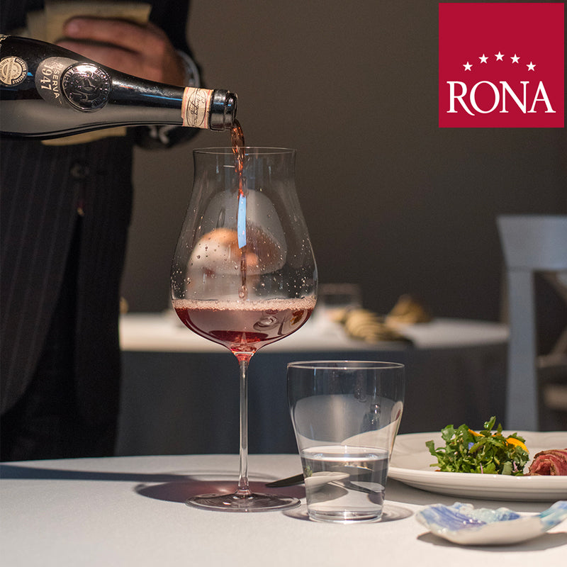110 Cl Rona Umana Calice Vino Rosso I Vini Rossi Da Vitigni A Basso Impatto Colorante In Vetro Set 6 Pezzi