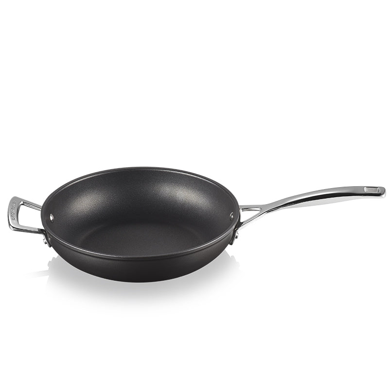 26 Cm Le Creuset Padella Alta In Alluminio Antiaderente Con Manico E Maniglia