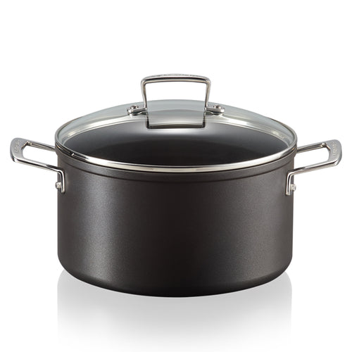 24 Cm Le Creuset Pentola Con Coperchio In Alluminio Antiaderente