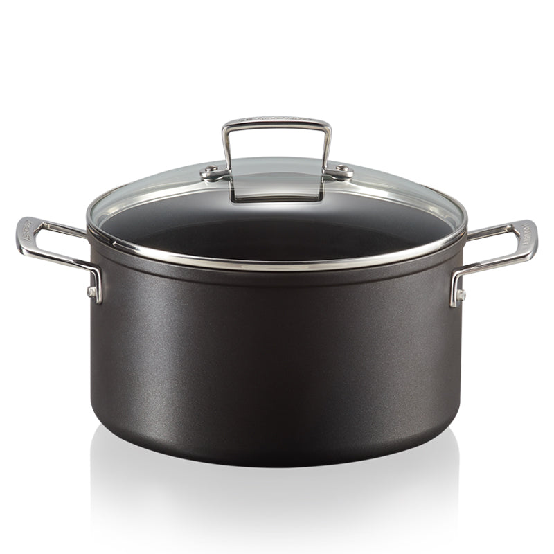24 Cm Le Creuset Pentola Con Coperchio In Alluminio Antiaderente