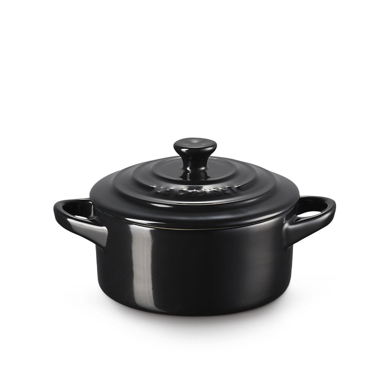 10 Cm Le Creuset Mini Cocotte Casseruola Rotonda In Gres Vetrificato