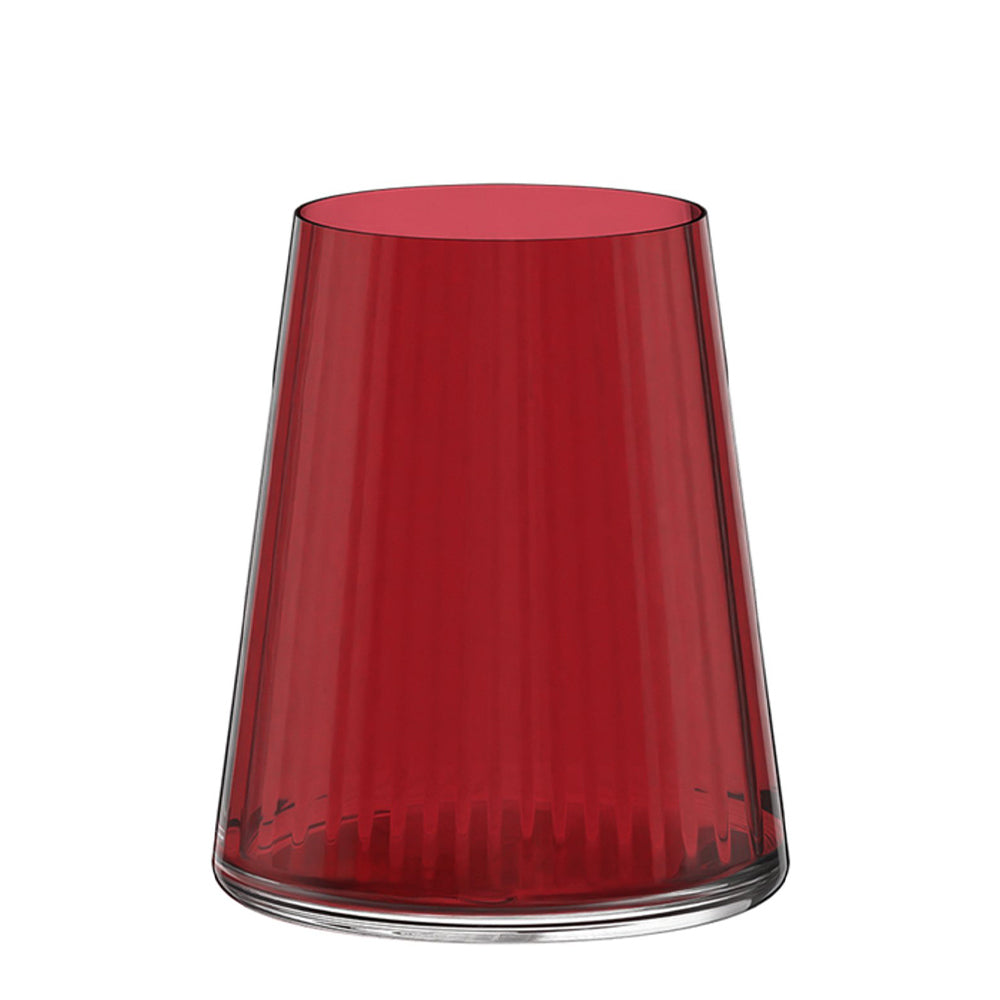 40 cl - Stolzle Lausitz Symphony Bicchiere Acqua Effetto Ottico In Vetro Set 6 Pz