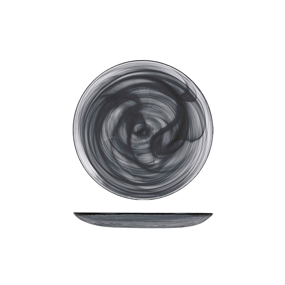 21 cm - H&H Alabastro Piatto Frutta In Vetro - Set 6 Pz