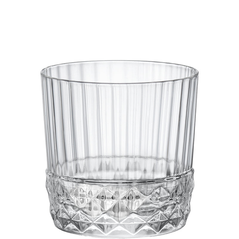 30 Cl Bormioli Rocco America 20S Bicchiere Whisky In Vetro Set 6 Pezzi