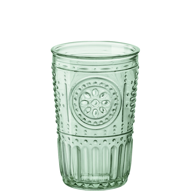 34 Cl Bormioli Rocco Romantic Bicchiere Acqua In Vetro Set 4 Pezzi