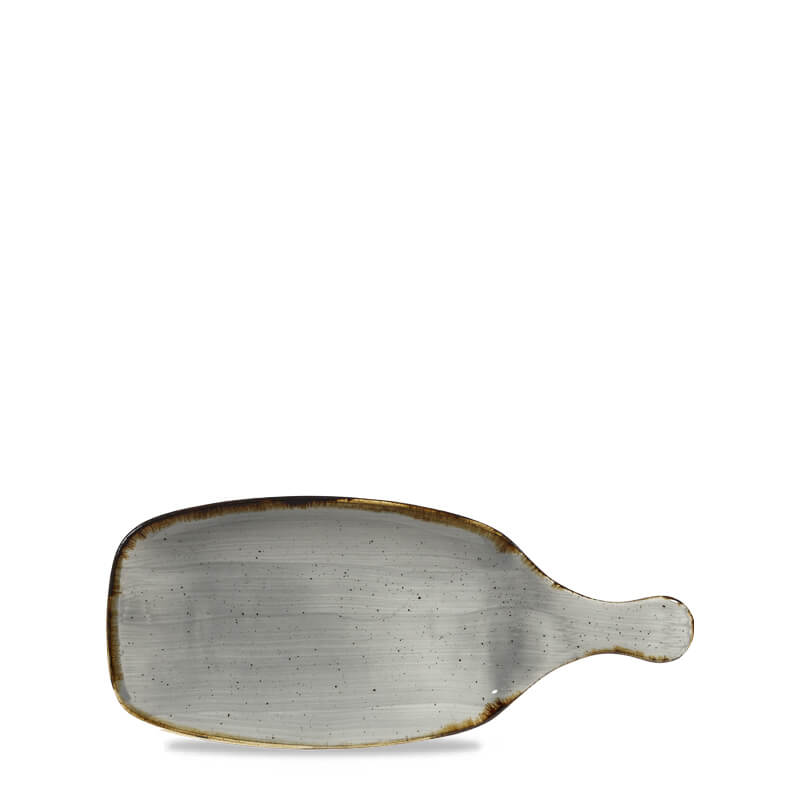 28 4X12 3 Cm Churchill Stonecast Piatto Vassoio Con Manico Rettangolare In Porcellana Vetrificata