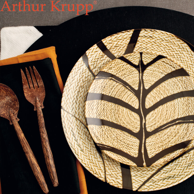 Arthur Krupp Tribal Mood Servizio Piatti In Porcellana Set 12 Pz