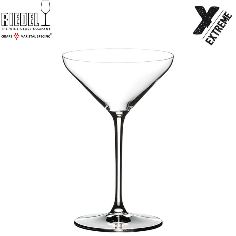 25 Cl Riedel Extreme Bicchiere Martini In Vetro Set 2 Pezzi