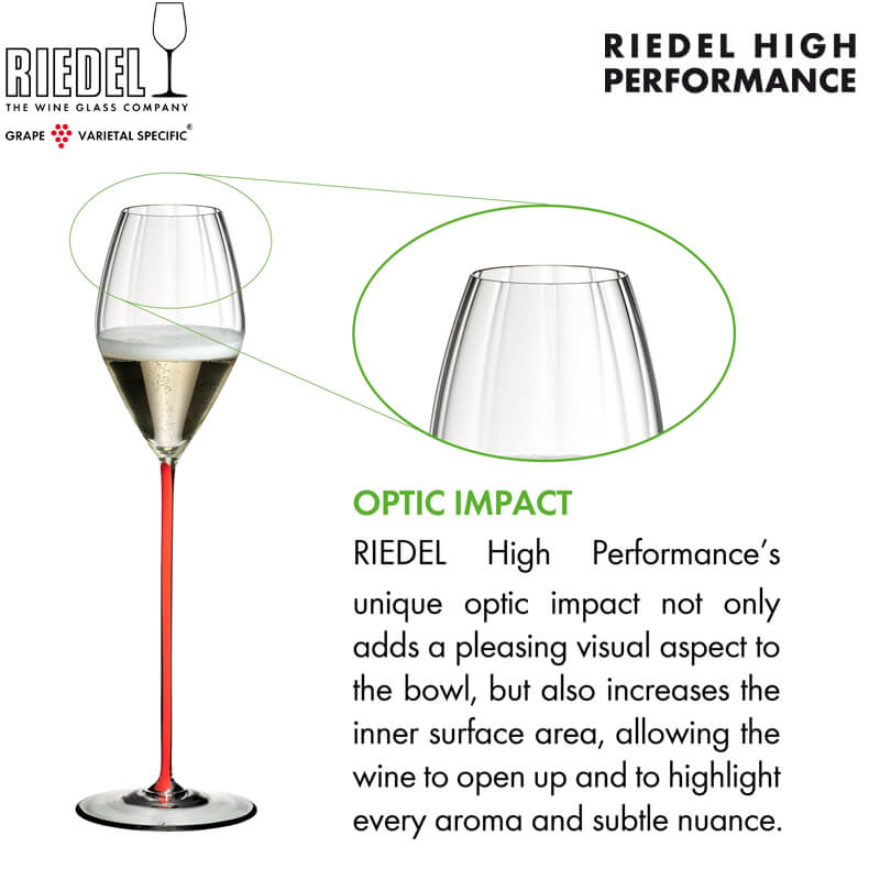 37 5 Cl Riedel High Performance Calice Flute In Vetro