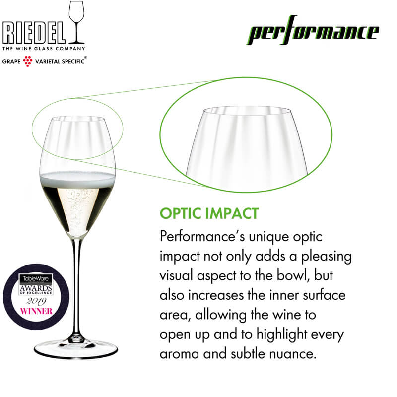 37 5 Cl Riedel Performance Calice Degustazione In Vetro Set 2 Pezzi
