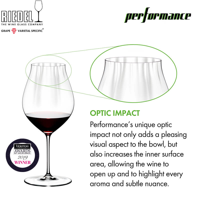 83 Cl Riedel Performance Calice Vino Rosso In Vetro Set 2 Pezzi