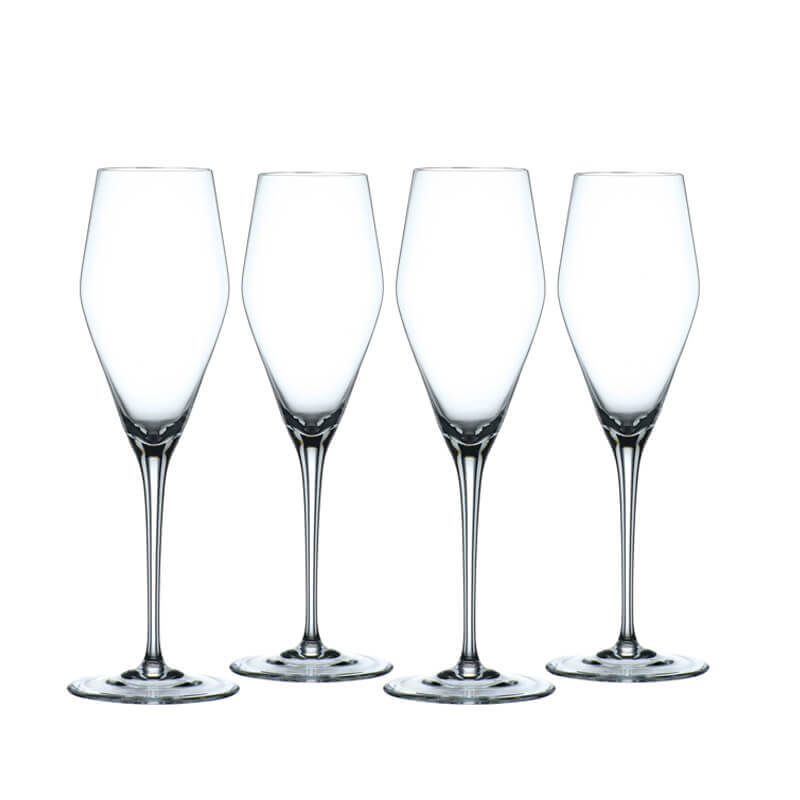 28 Cl Nachtmann Vinova Calice Flute In Vetro Set 4 Pezzi