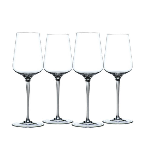 38 Cl Nachtmann Vinova Calice Vino Bianco In Vetro Set 4 Pezzi