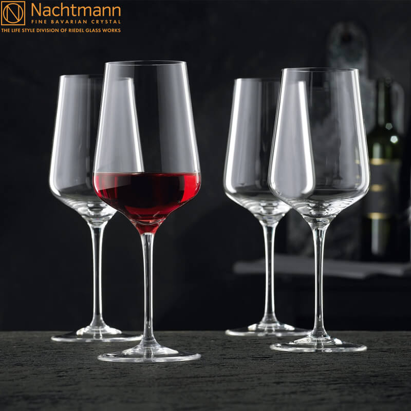 55 Cl Nachtmann Vinova Calice Vino Rosso In Vetro Set 4 Pezzi
