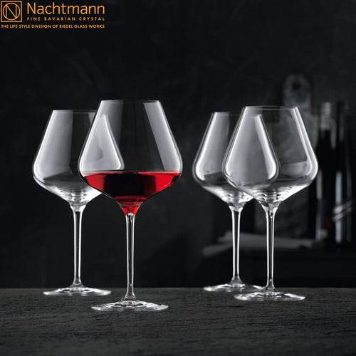 84 Cl Nachtmann Vinova Calice Vino Rosso In Vetro Set 4 Pezzi