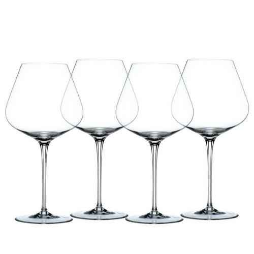 84 Cl Nachtmann Vinova Calice Vino Rosso In Vetro Set 4 Pezzi