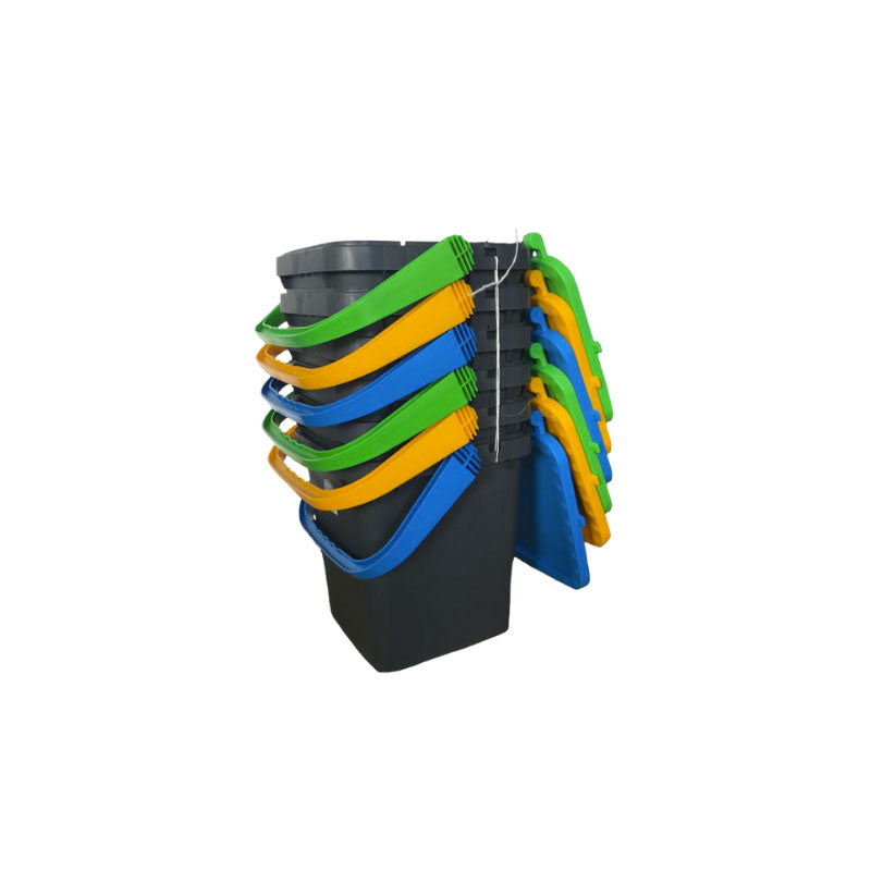 Ecoplast Ecoplus Pattumiera Rettangolare In Plastica Set 3 Pz
