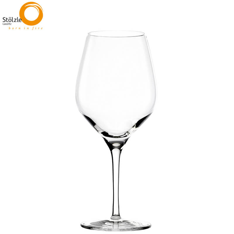 48 Cl Stolzle Lausitz Exquisit Calice Vino Rosso In Vetro Set 6 Pezzi
