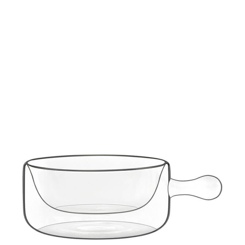 16 Cl Bormioli Luigi Thermic Glass Tegamino In Vetro Borosilicato Set 2 Pezzi