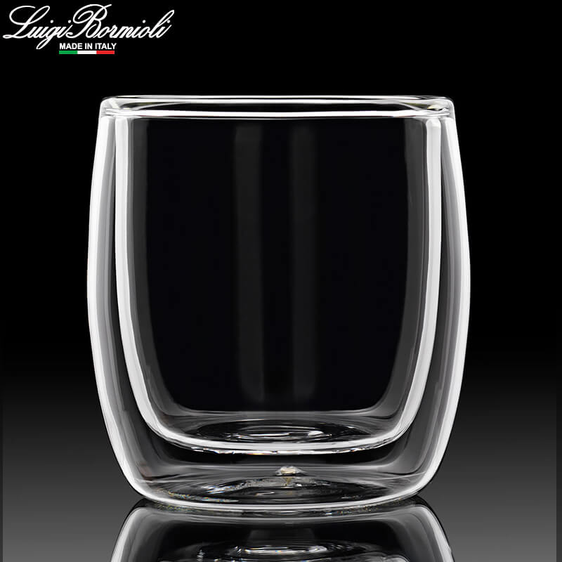 11 Cl Bormioli Luigi Thermic Glass Michelangelo Bicchierino Caffe In Vetro Borosilicato Set 2 Pezzi