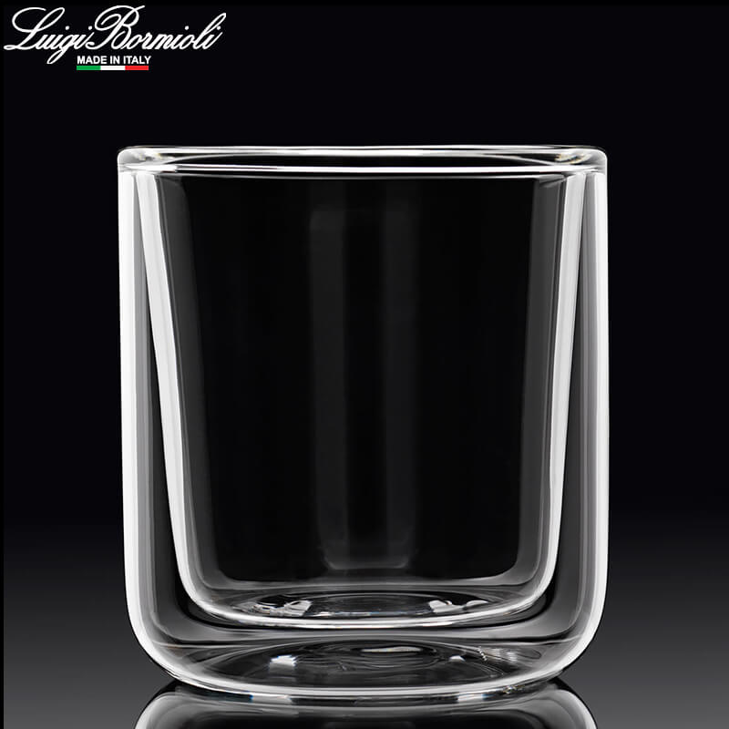 24 Cl Bormioli Luigi Thermic Glass Cylindrical Bicchiere Cappuccino In Vetro Borosilicato Set 2 Pezzi