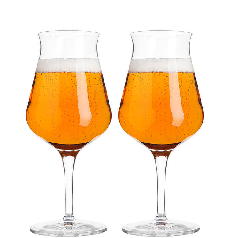 42 Cl Bormioli Luigi Birrateque Calice Birra In Vetro Set 2 Pezzi