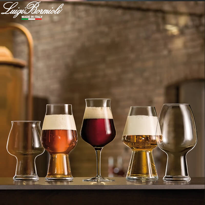 50 Cl Bormioli Luigi Birrateque Cider Bicchiere Birra In Vetro Set 6 Pezzi