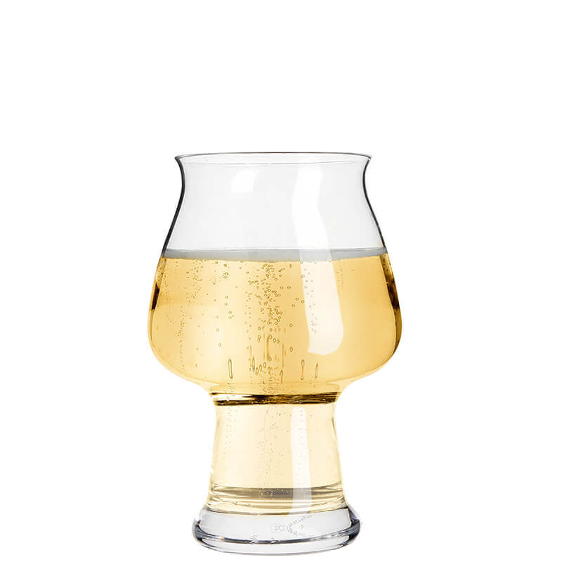 Set 6 Bicchieri Da Birra In Vetro - Capacit&agrave; 50 Cl | Logo Stella Rossa | Lavabili In Lavastoviglie