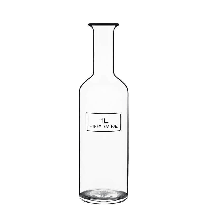 1 Litro Bormioli Luigi Optima Bottiglia Vino In Vetro