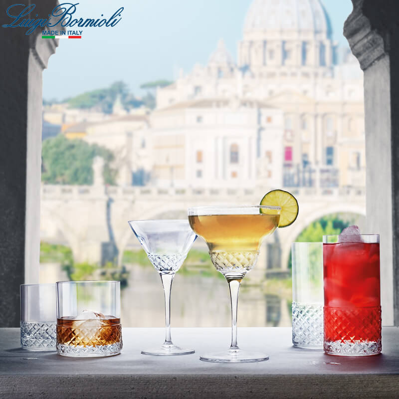 22 Cl Bormioli Luigi Roma 1960 Bicchiere Martini In Vetro Set 6 Pezzi