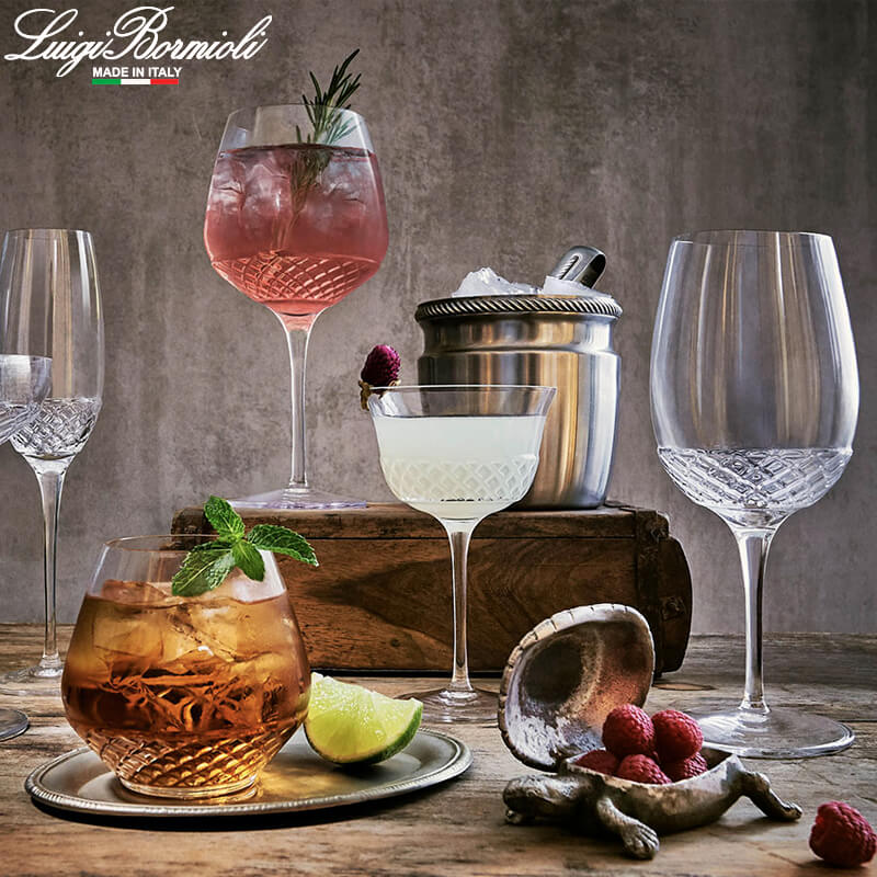 55 Cl Bormioli Luigi Roma 1960 Calice Cocktail In Vetro Set 6 Pezzi