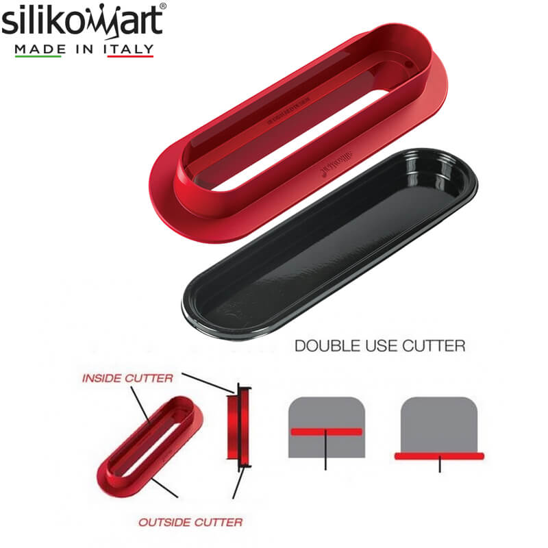 8 Forme Silikomart Eclair Fashion Stampo Eclair In Silicone