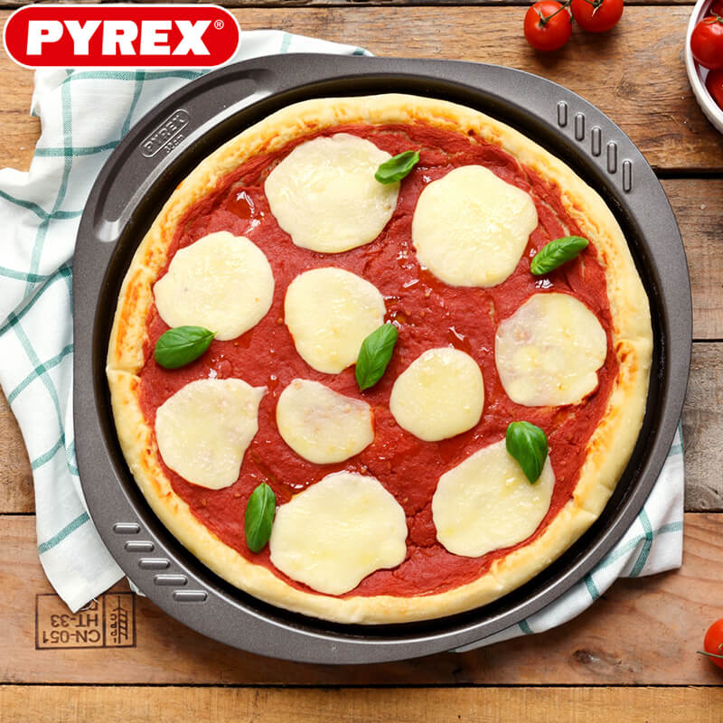 32 Cm Pyrex Asimetria Teglia Pizza Rotonda Antiaderente
