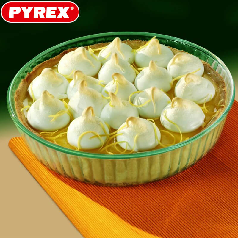 26 Cm Pyrex Cook And Freeze Tortiera Rotondo In Vetro Borosilicato