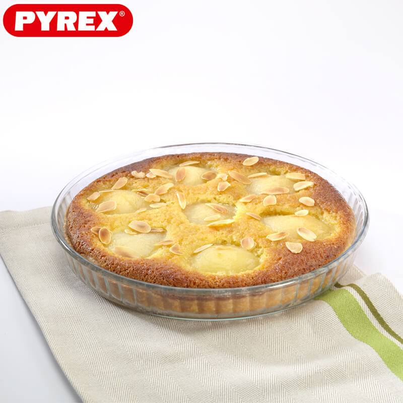 Pyrex Bake And Enjoy Tortiera Rotonda In Vetro Borosilicato