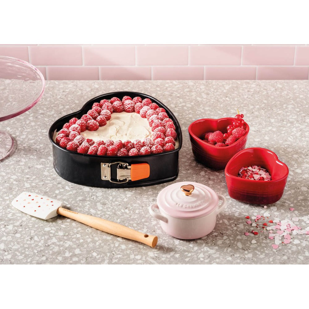 30 cl - Le Creuset Cuore Ramequin In Gres Vetrificato Set 2 Pz
