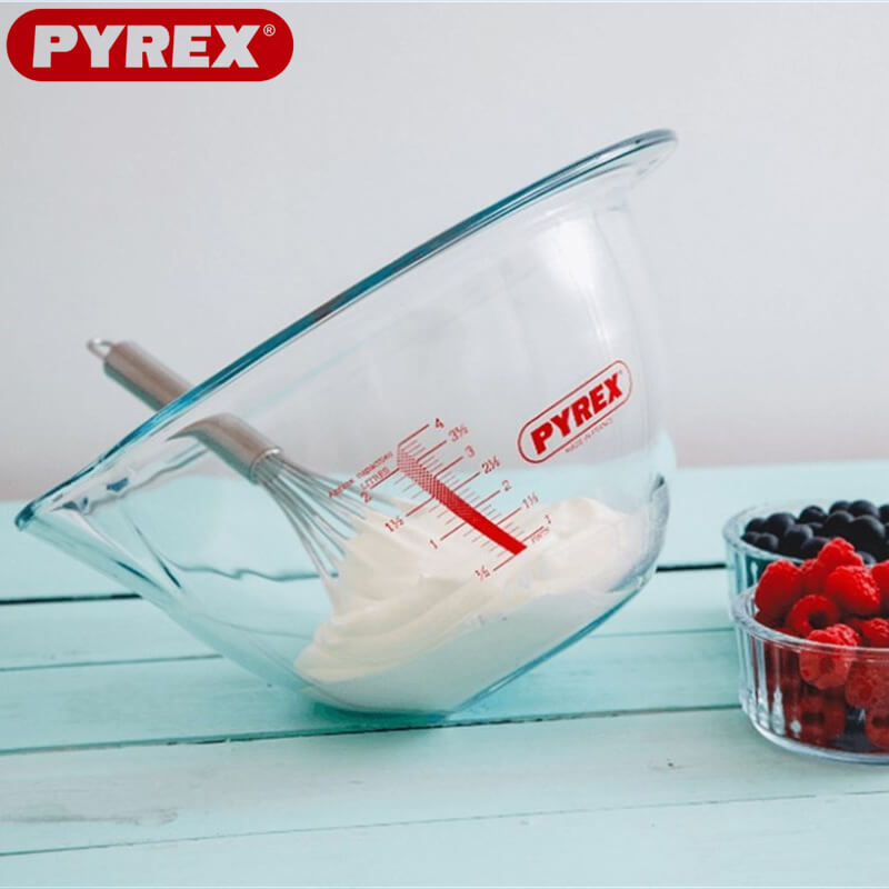 420 Cl Pyrex Classic Coppa Graduata Rotonda In Vetro Borosilicato